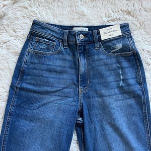 A&F high rise mom jean